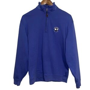 Men's Pebble Beach Golf Links Royal Blue Pullover Sweatshirt